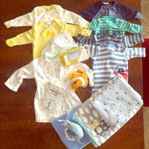 Baby Boy Items - Lot is 14 0-3 months